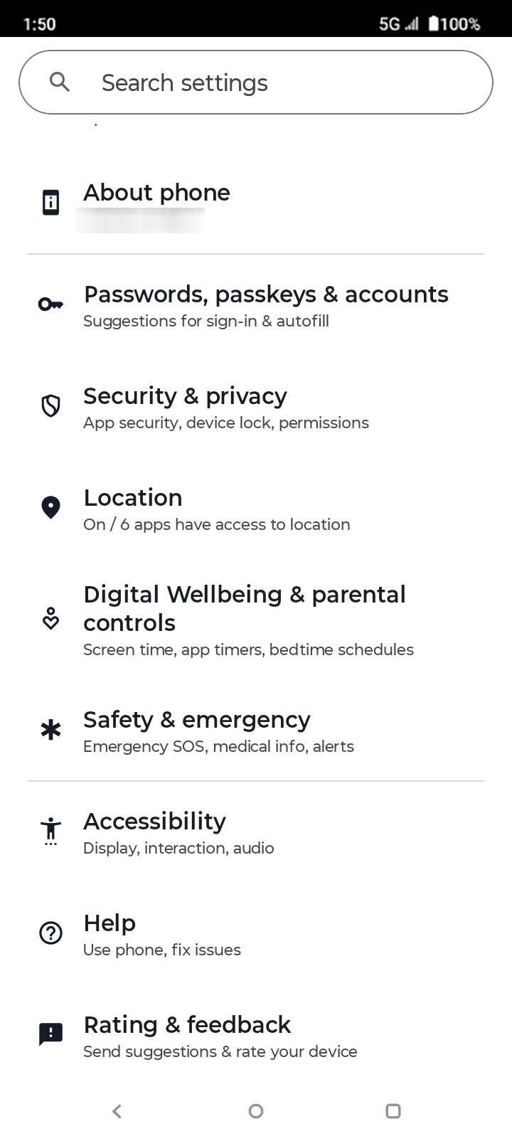 From the Settings app, scroll to and tap Apps.