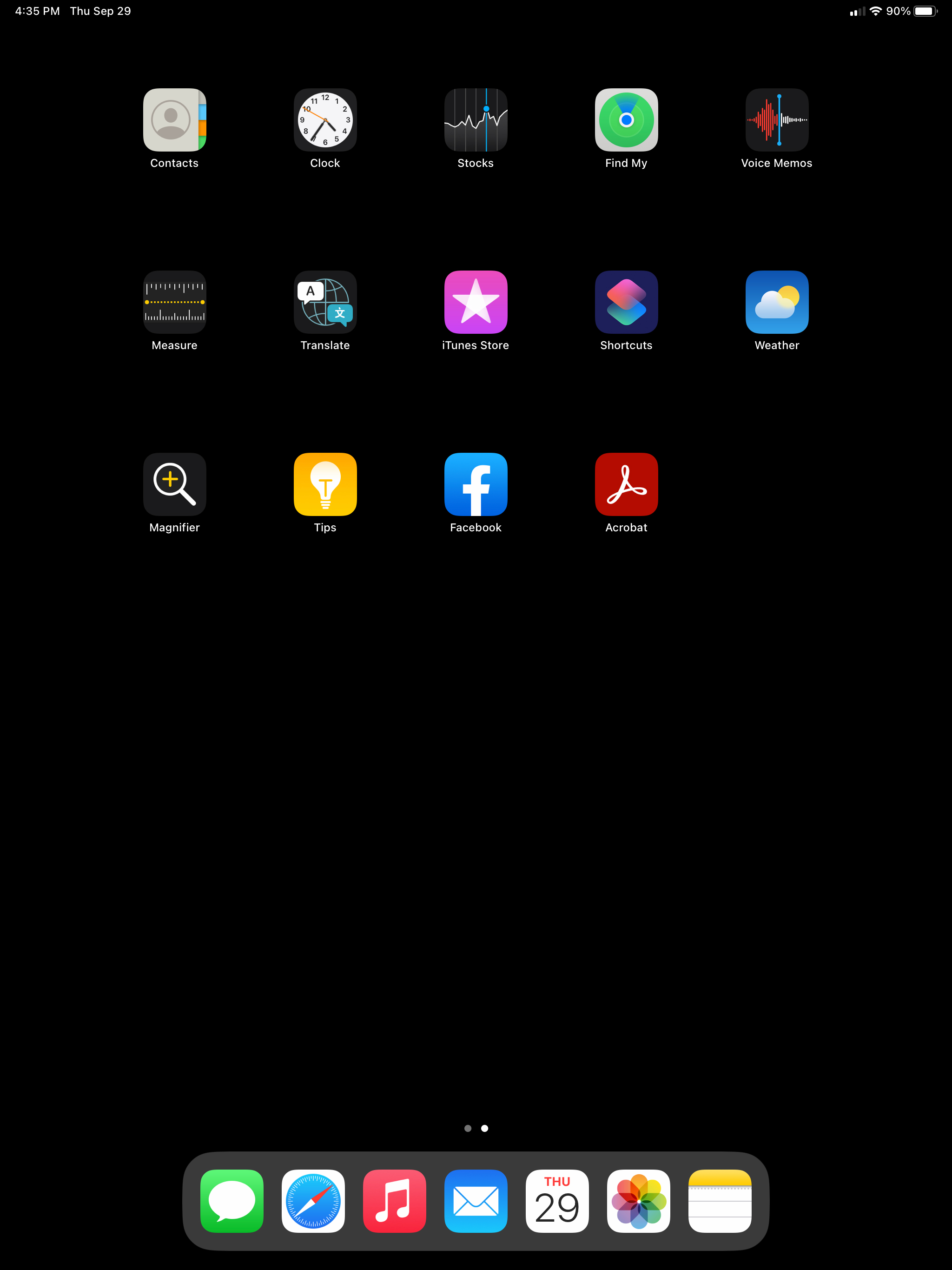 From the Settings app, scroll to and tap Apps.