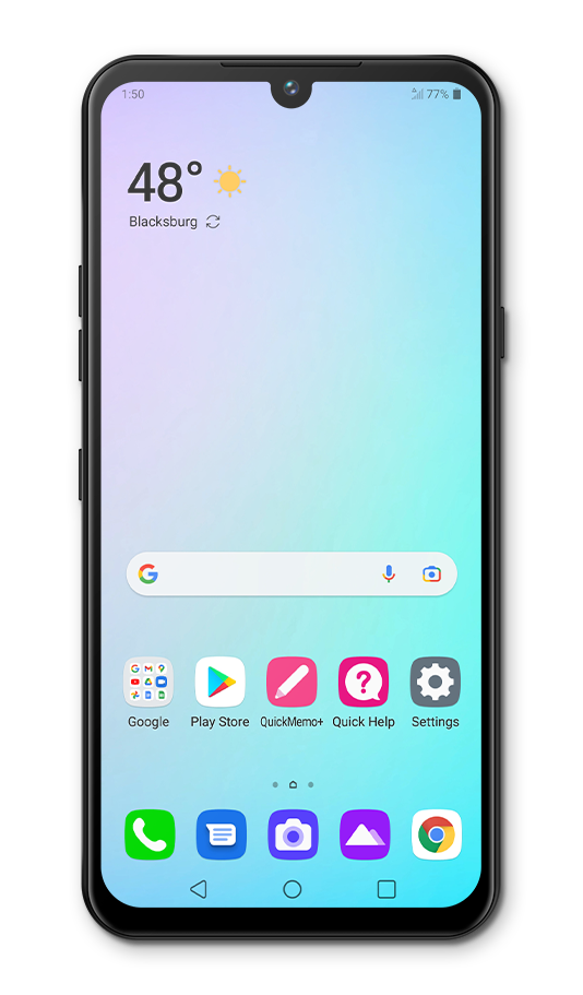 Get to know the front of your device