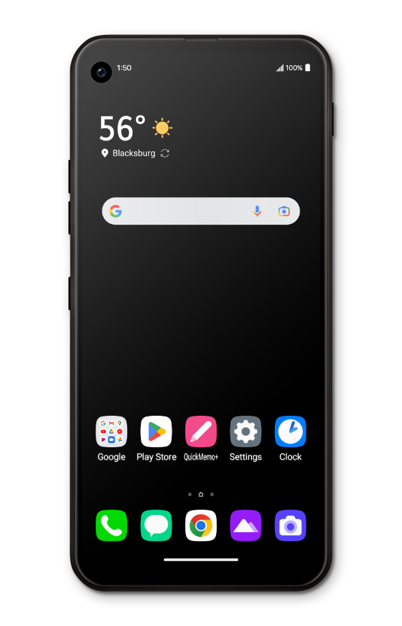 Getting to know the front of your device