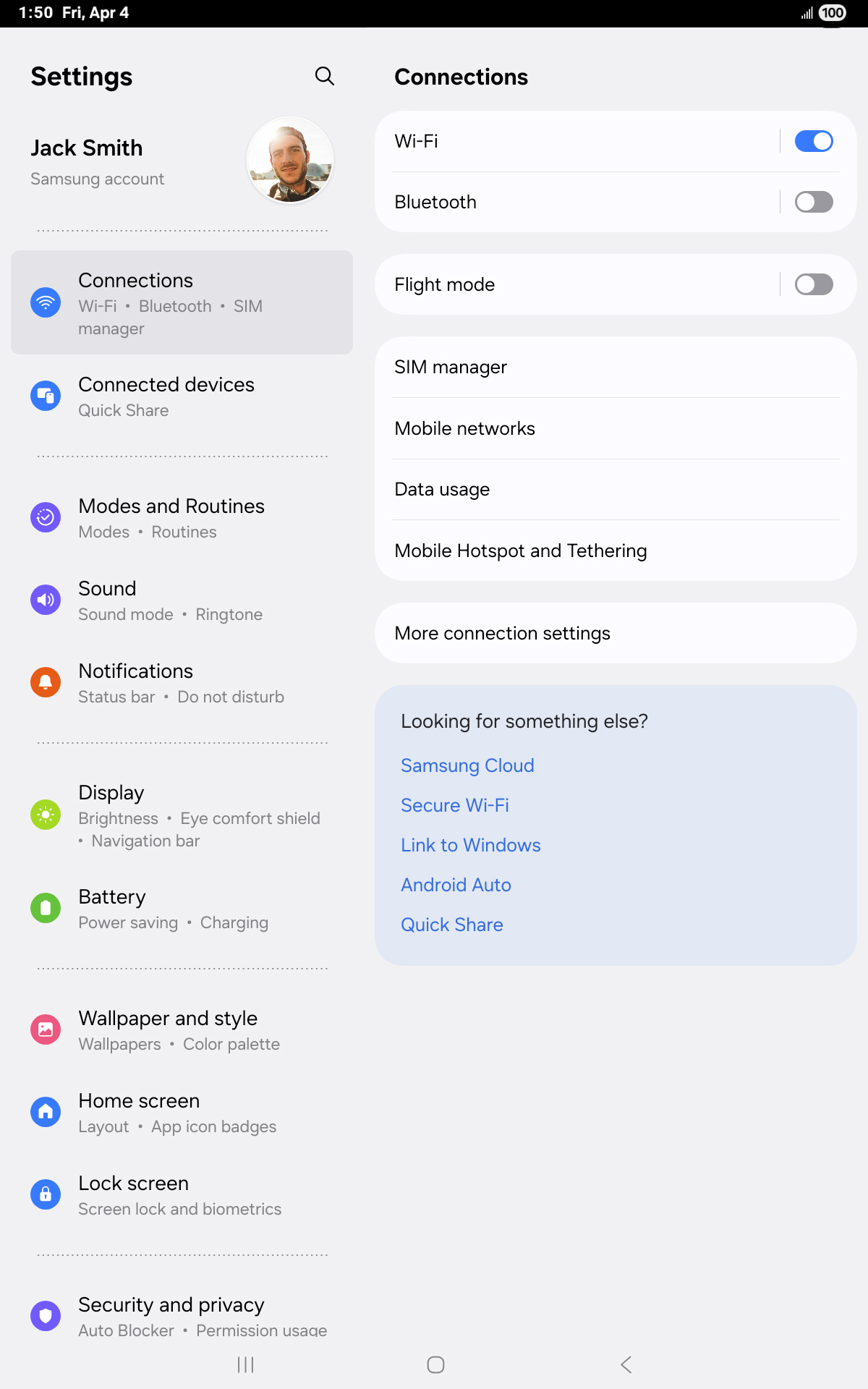 From the Settings app, scroll to and tap Apps.
