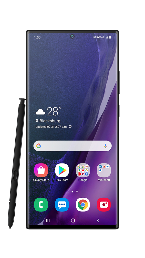 Getting to Know the Front of Your Device