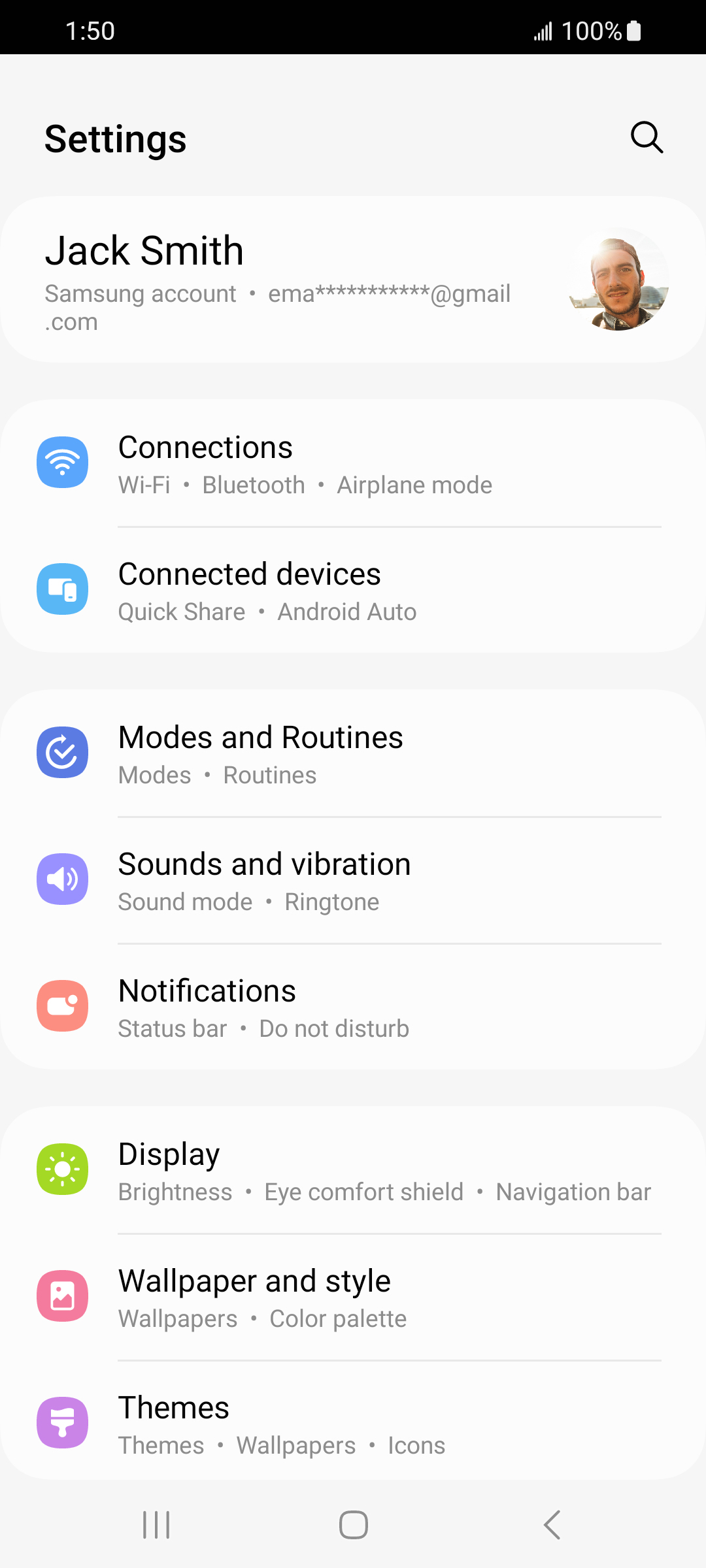 From the Settings app, scroll to and tap Apps.