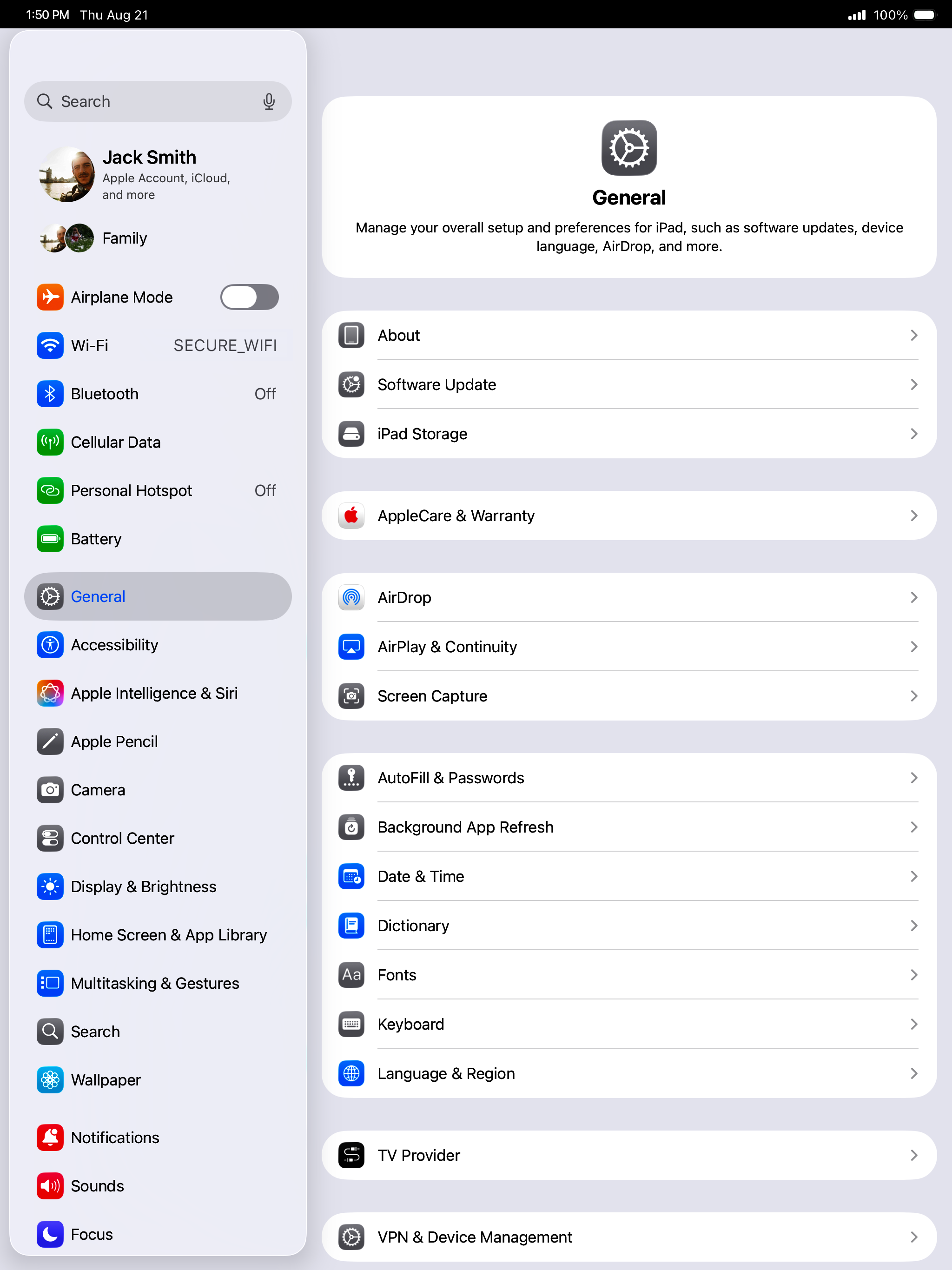 From the Settings app, scroll to and tap Apps.