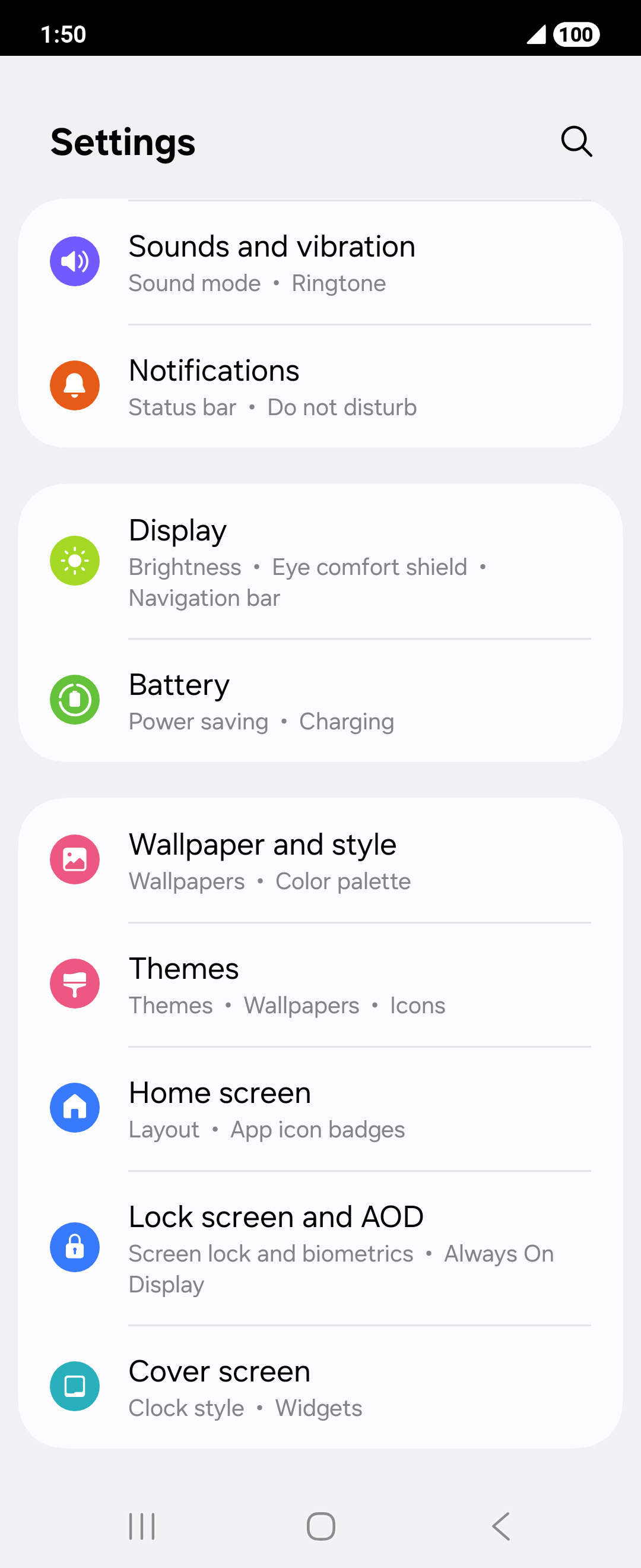 From the Settings app, scroll to and tap Apps.