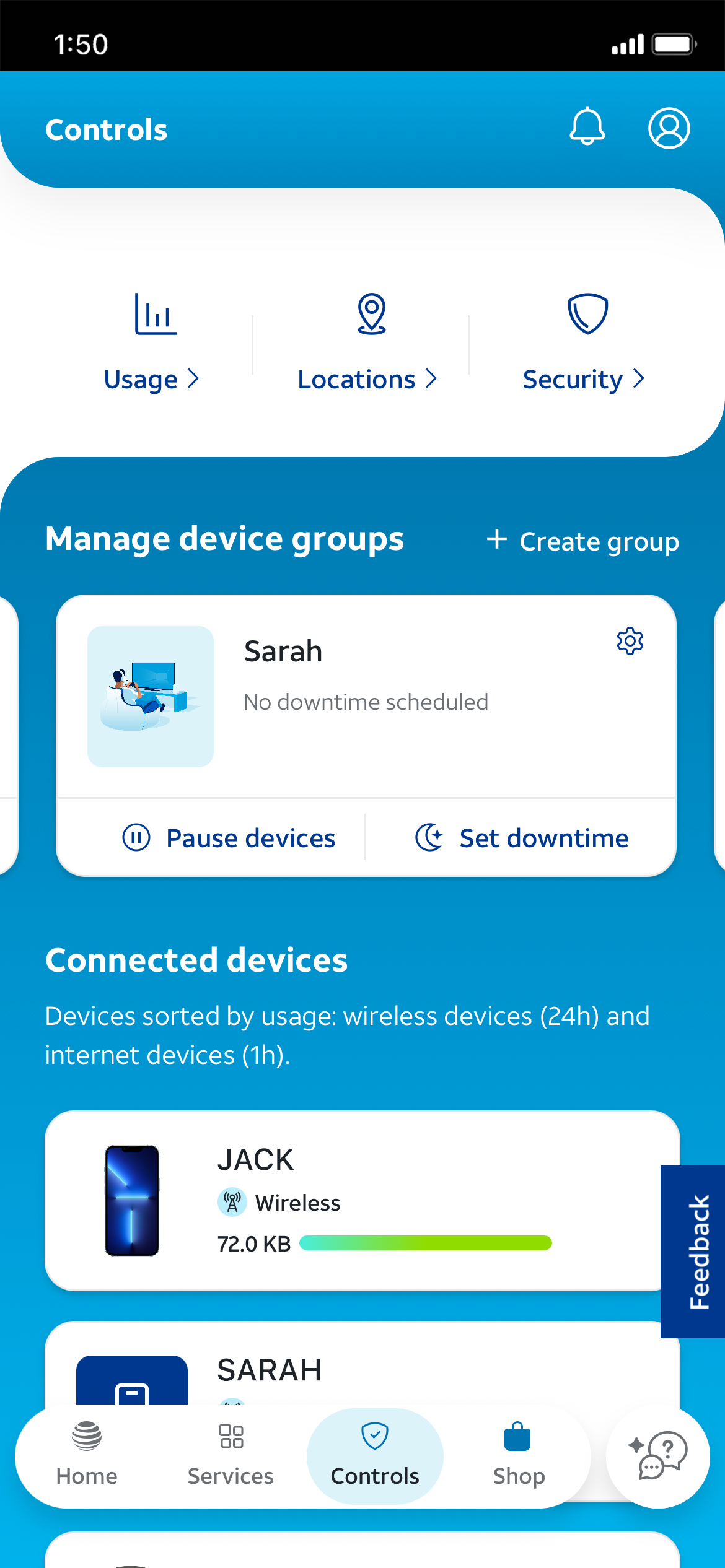 From the Settings app, scroll to and tap Apps.