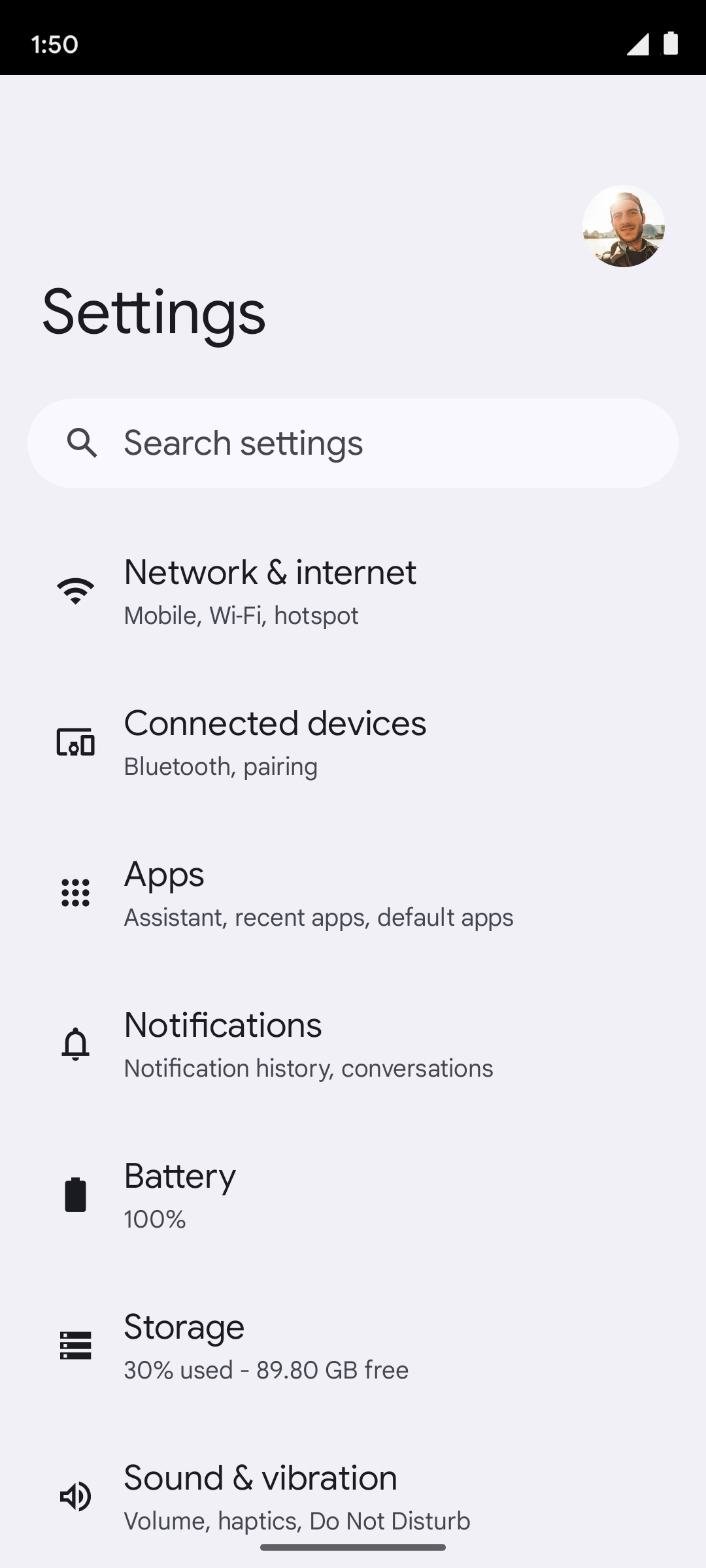 From the Settings app, scroll to and tap Apps.