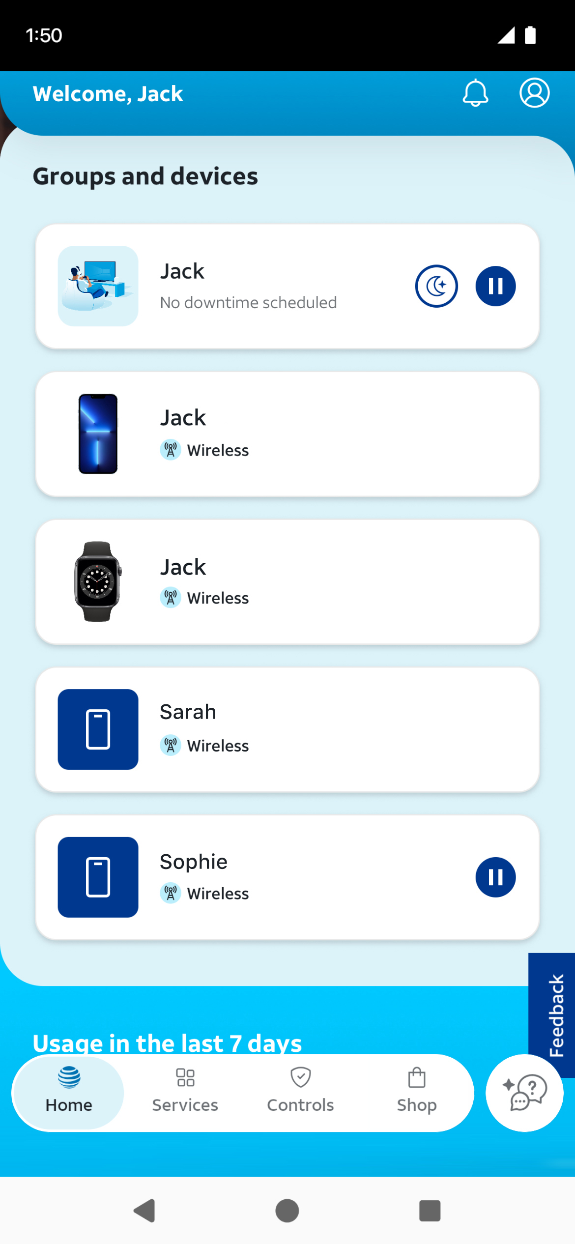 From the Settings app, scroll to and tap Apps.