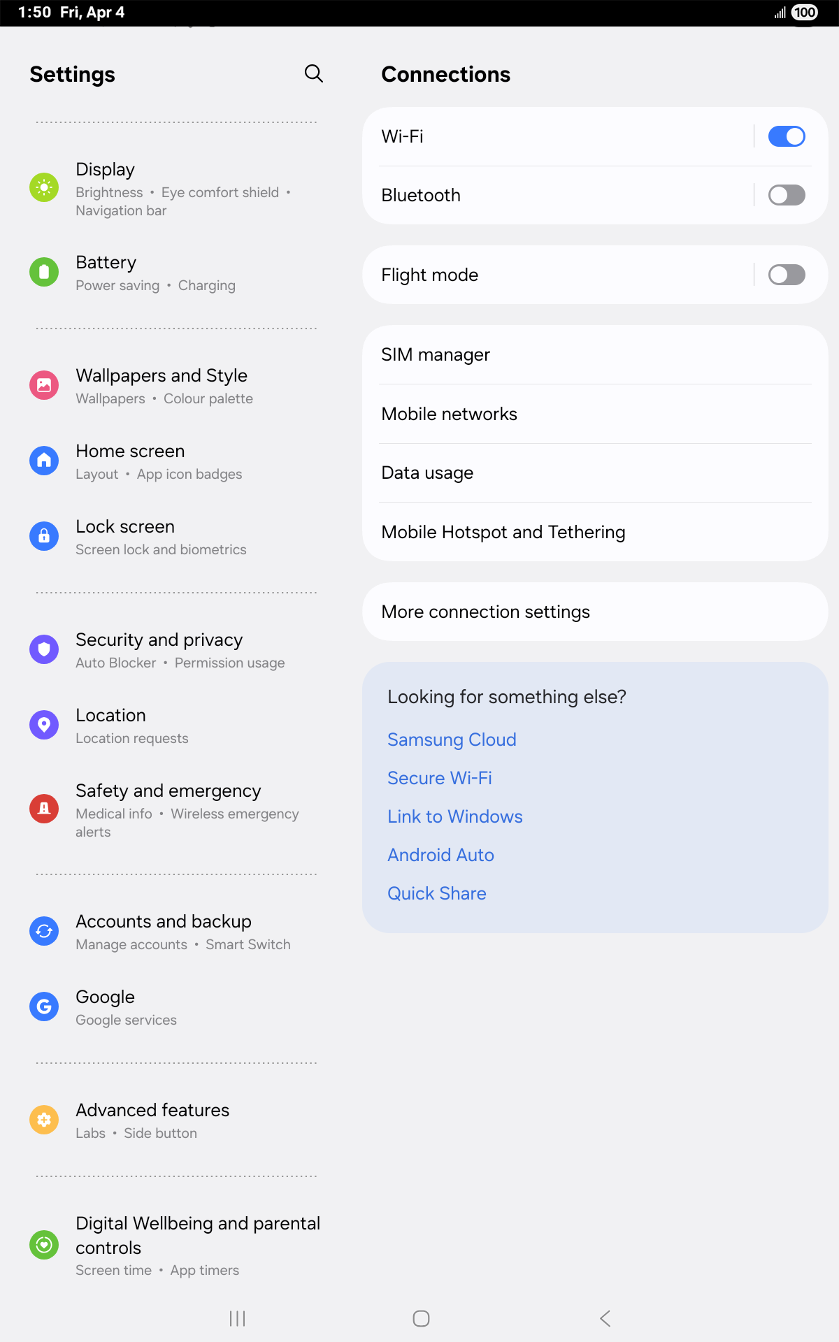 From the Settings app, scroll to and tap Apps.