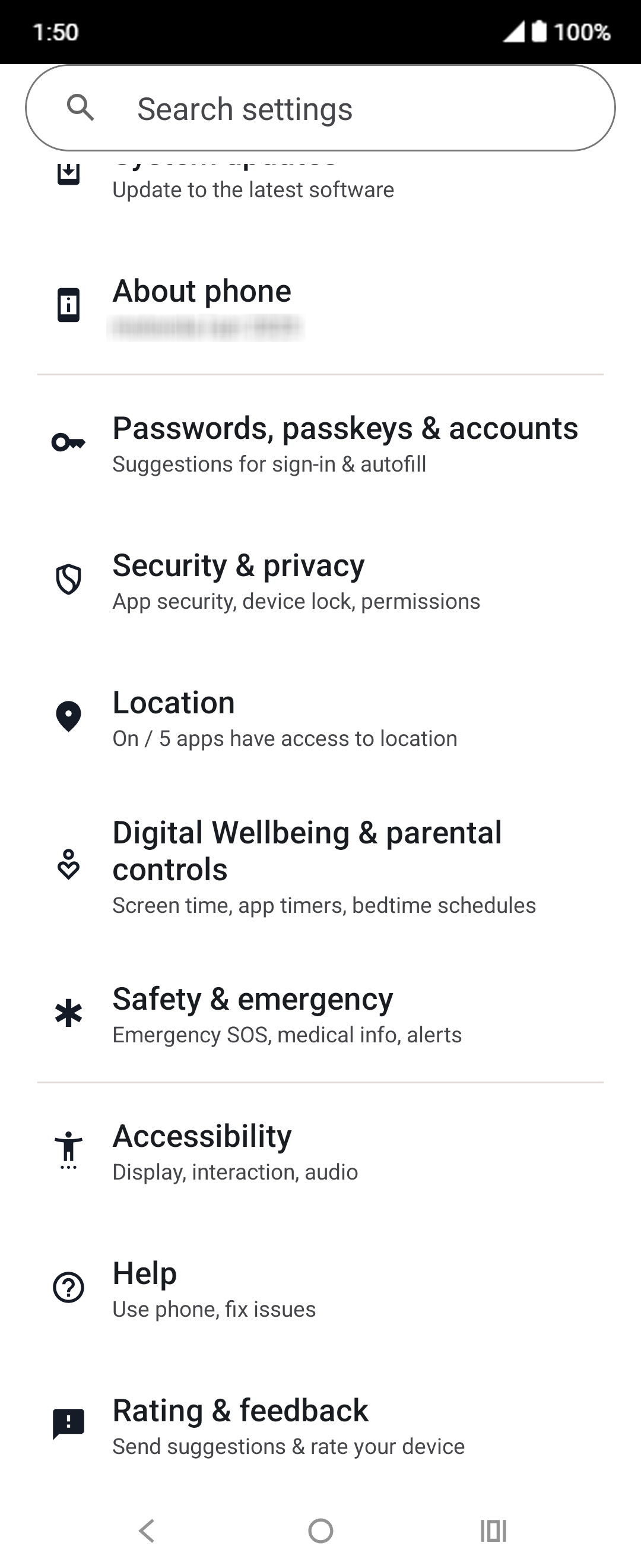 From the Settings app, scroll to and tap Apps.