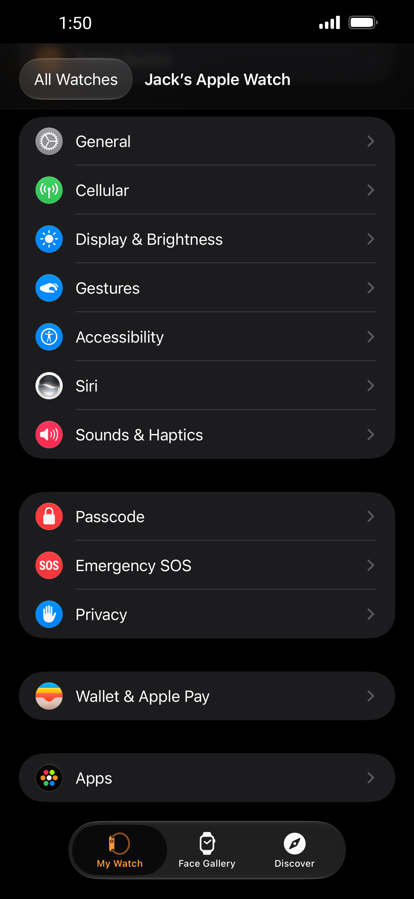 From the Settings app, scroll to and tap Apps.