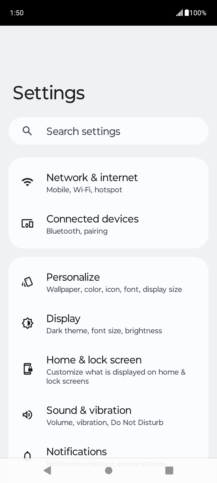 Motorola Moto G 5G (2023) - Finding your ICCID and IMEI - AT&T